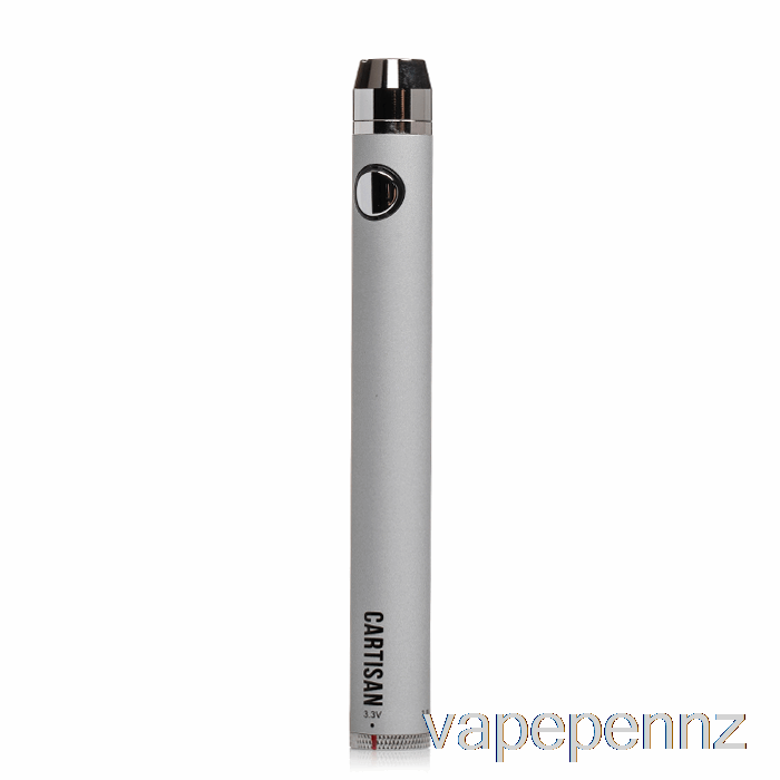 Cartisan eGo Spinner Twist 900 510 Battery Silver VAPE NZ